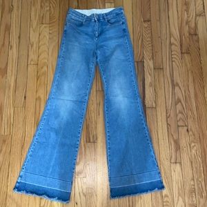 Stella McCartney: blue boot cut jeans